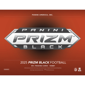 2025 Panini Prizm Black Football Hobby 12 Box Case