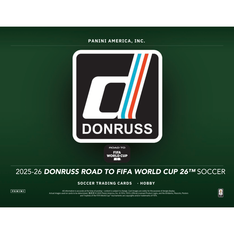 2025/26 Panini Donruss Road To FIFA World Cup 26 Soccer Hobby 12 Box Case