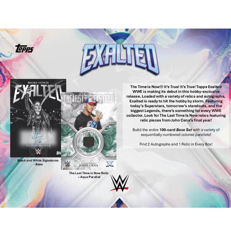 2025 Topps Exalted WWE Hobby Box
