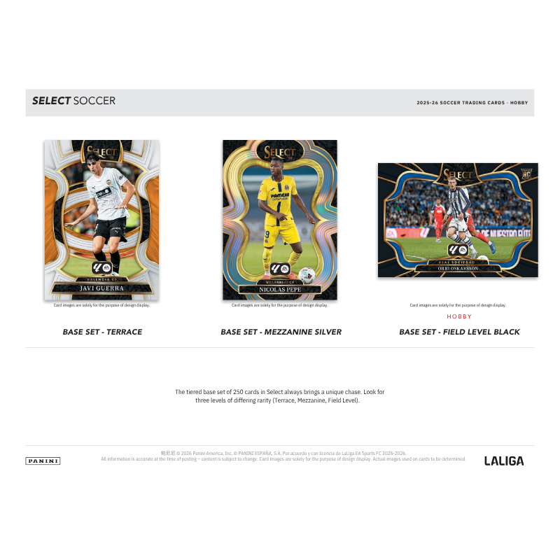 2025/26 Panini Select La Liga Soccer Hobby 12 Box Case