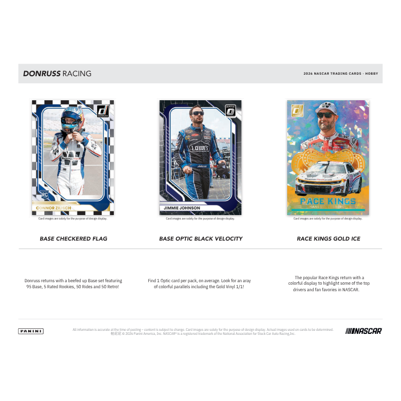 2026 Panini Donruss Racing Hobby Box