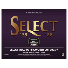 2025/26 Panini Select Road to World Cup Soccer Hobby 12 Box Case