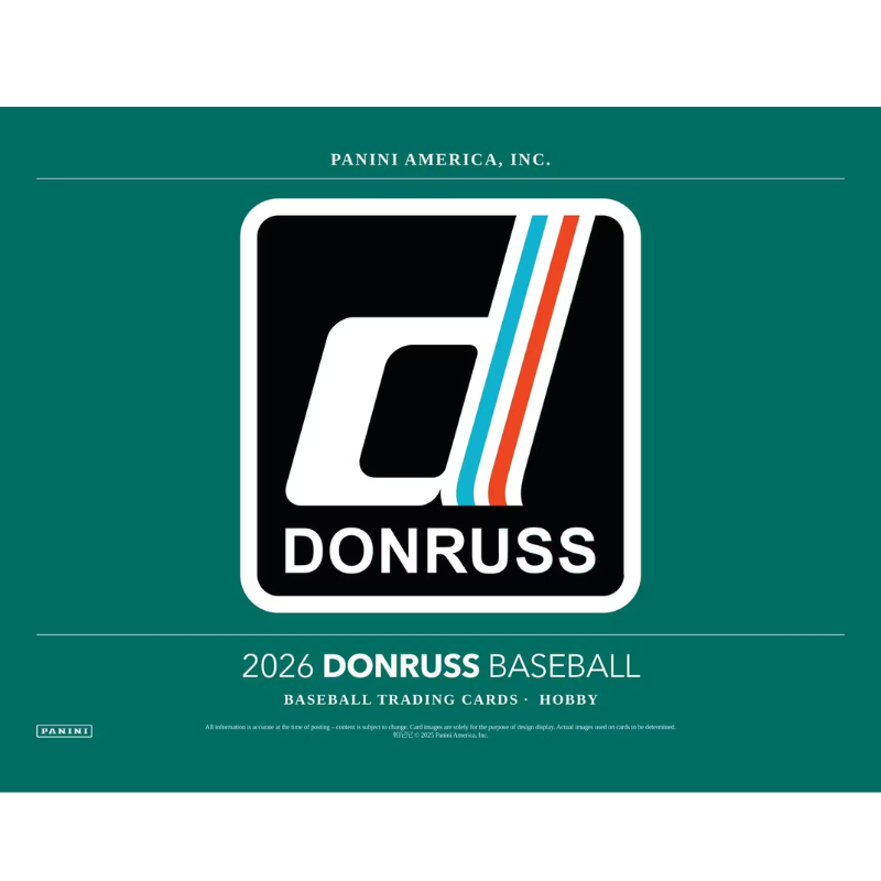2026 Panini Donruss Baseball Hobby 12 Box Case