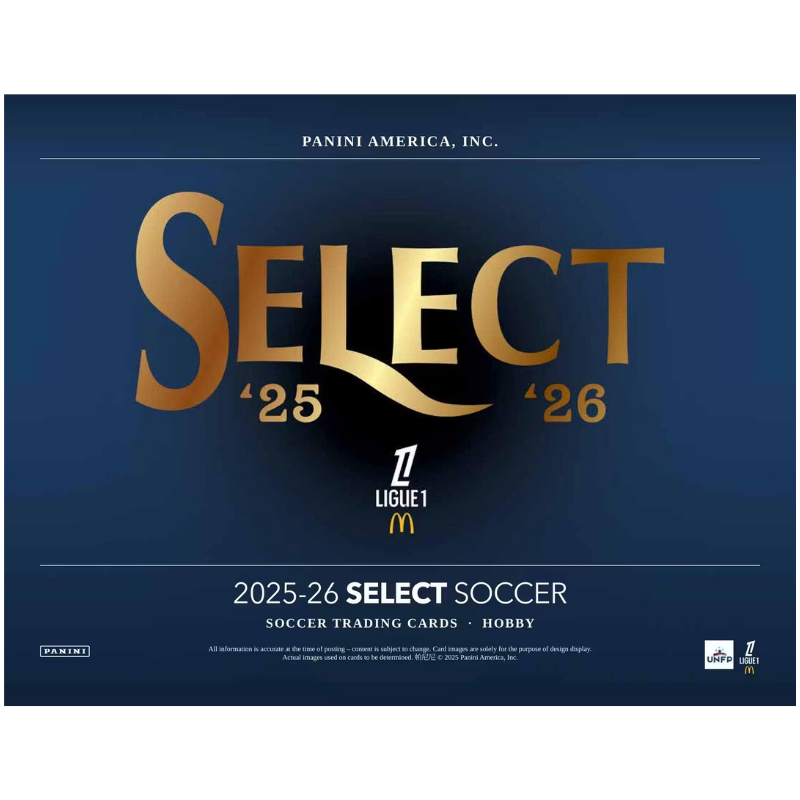 2025/26 Panini Select Ligue 1 Soccer H2 12 Box Case