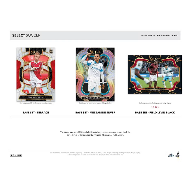 2025/26 Panini Select Ligue 1 Soccer H2 Box