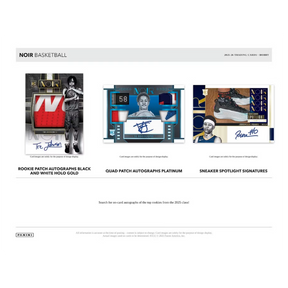 2025/26 Panini Noir Basketball Hobby Box