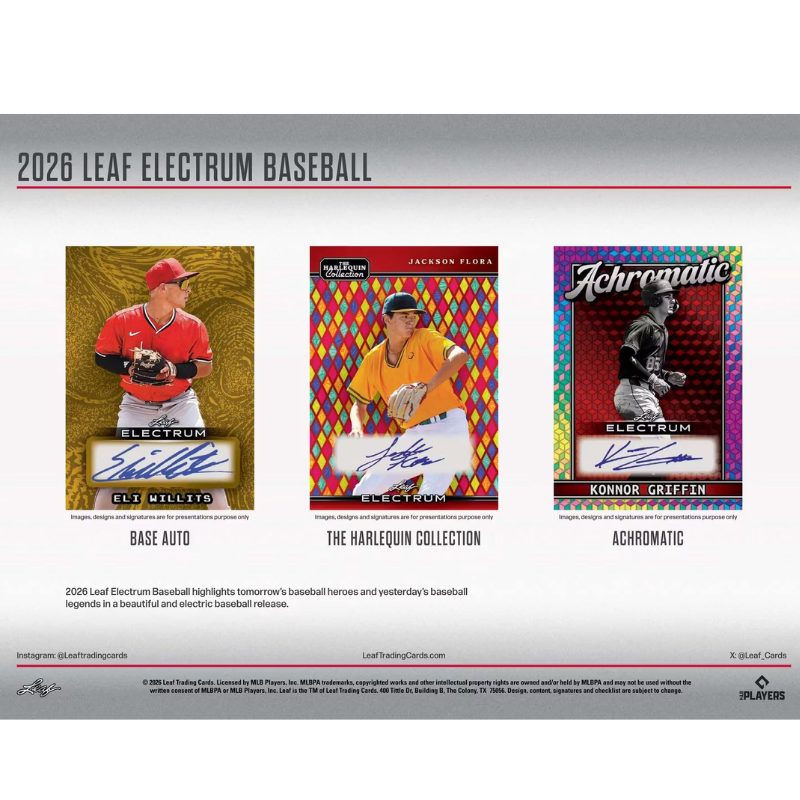 2026 Leaf Electrum Baseball Hobby Box
