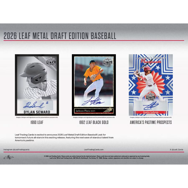 2026 Leaf Metal Draft Baseball Hobby Box