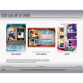 2026 Leaf Art of Sports Hobby Box