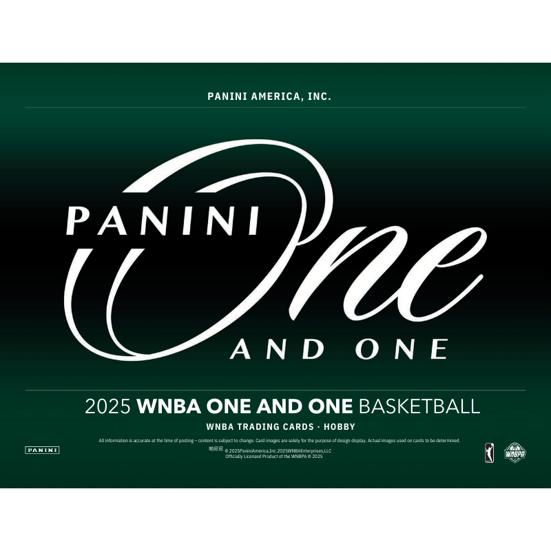 2025 Panini One and One WNBA Basketball Hobby Box