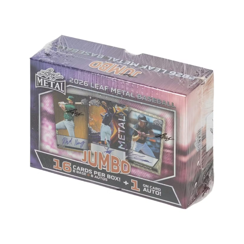 2026 Leaf Metal Baseball Hobby Jumbo Box