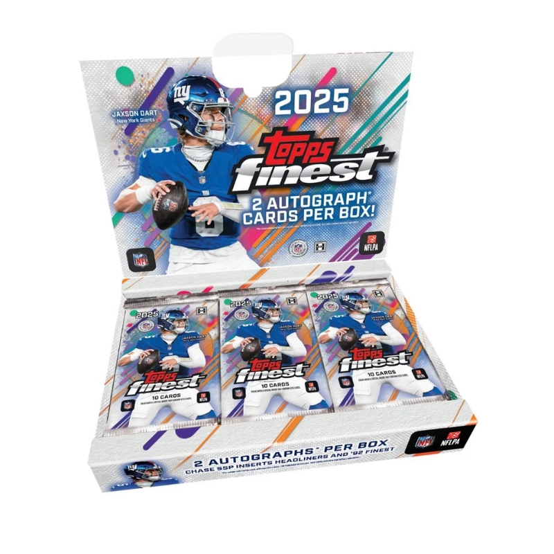 2025 Topps Finest Football Hobby 8 Box Case