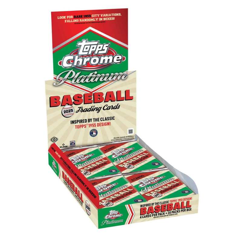 2025 Topps Chrome Platinum Baseball Hobby Box