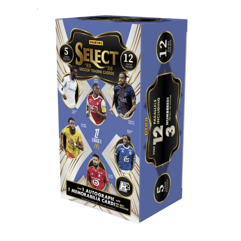 2025/26 Panini Select Ligue 1 Soccer H2 Box