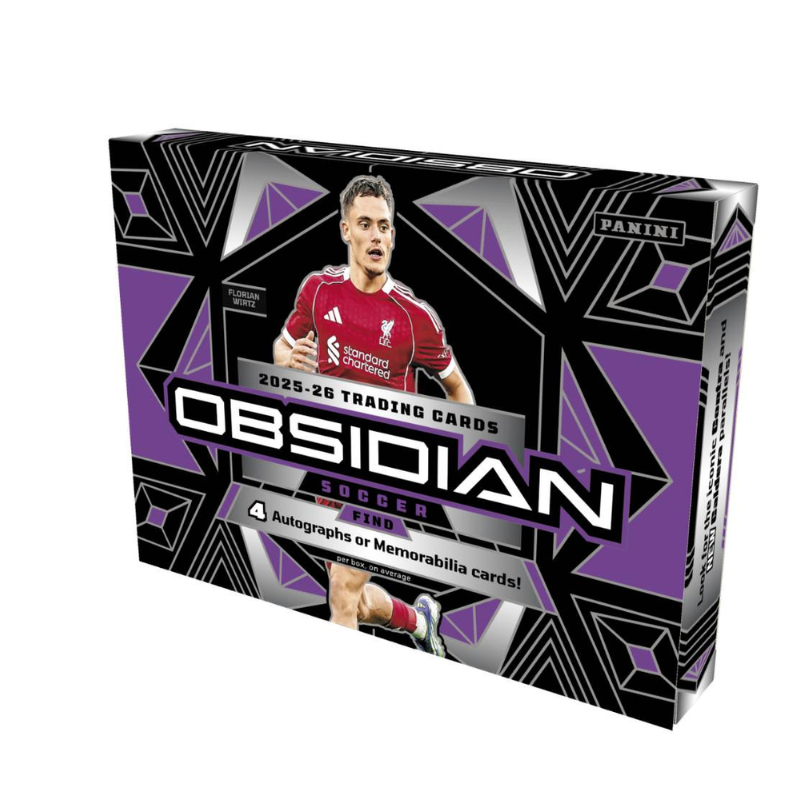 2025/26 Panini Obsidian Soccer Hobby 12 Box Case
