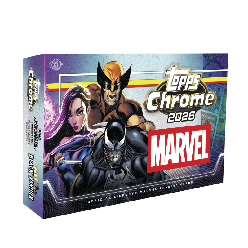 2026 Topps Marvel Comics Chrome Hobby 8 Box Case