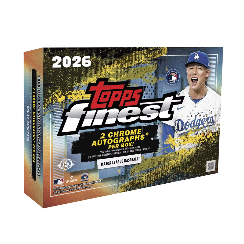 2026 Topps Finest Baseball Delight 6 Box Case