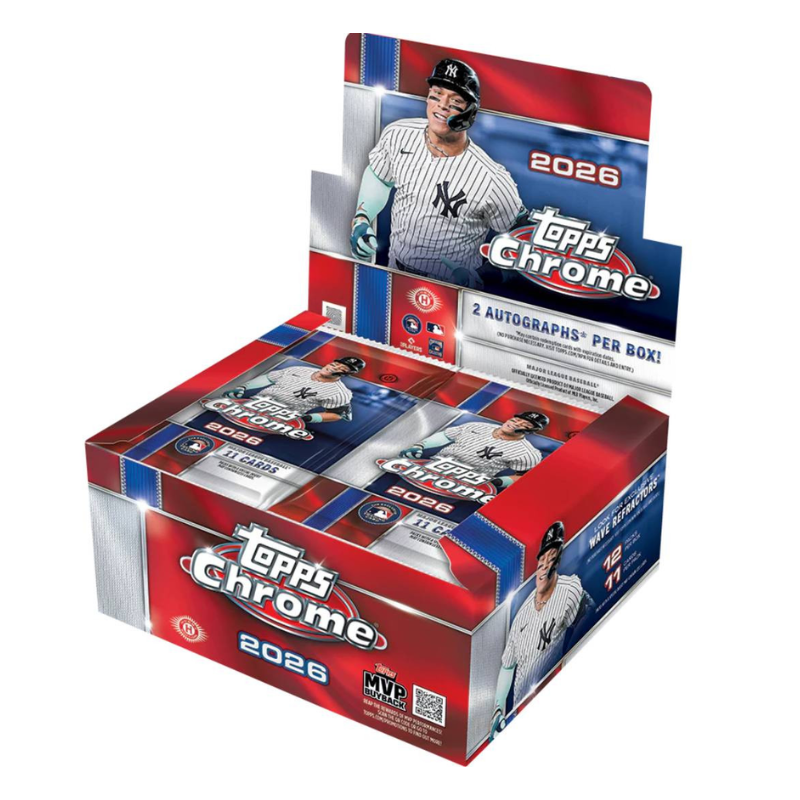 2026 Topps Chrome Baseball Jumbo Box