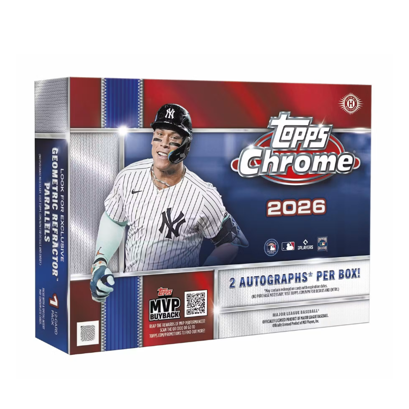 2026 Topps Chrome Baseball Delight 6 Box Case